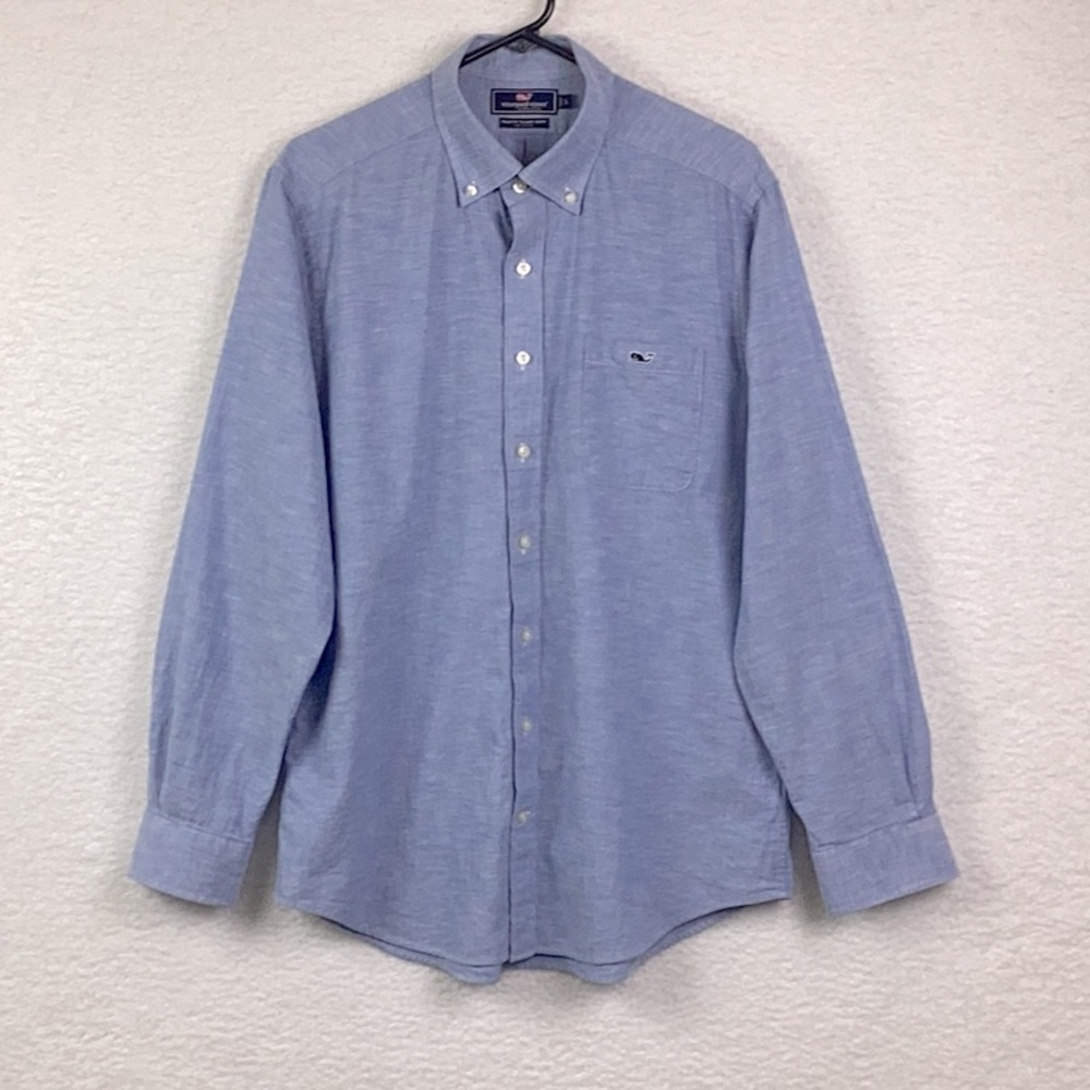 Vineyard Vines Men’s Casual Button Down Long Sleeve Shirt Size Large.